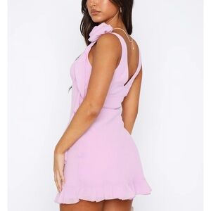 White Fox Boutique Chic Lavender Sleeveless Dress